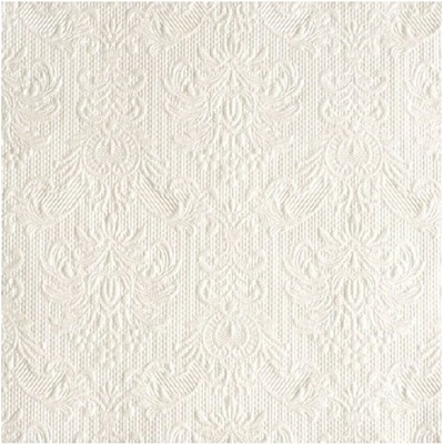 Ambiente ubrousky Elegance 3V bílé 15ks 40x40cm