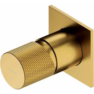 Omnires Вграден смесител за душ Omnires Contour, матово злато, с вградено тяло (CT8045GLB)