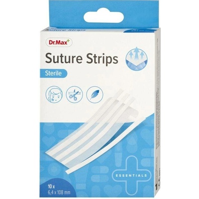 Dr. Max Suture Strips 6,4 x 108 mm náplasťové stehy 10 ks