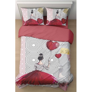 Png Панагюрище Детско спално бельо за единично легло принт Сърце 100% памук