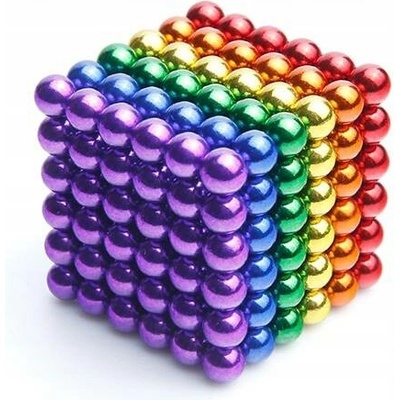 NeoCube Magnetické Kuličky 6 mm velké 216 ks Duhové