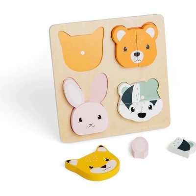 ΩBigjigs Toys Počítacie puzzle s inváziou