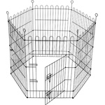 ABC-ZOO Оградка Dog Park Black Lux 6-ъгъл, XL - 61 x 106 см