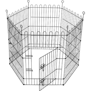 ABC-ZOO Оградка Dog Park Black Lux 6-ъгъл, XL - 61 x 106 см