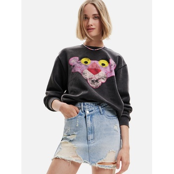 Desigual Pink Panther Sweatshirt Desigual | Cheren | ЖЕНИ | XL