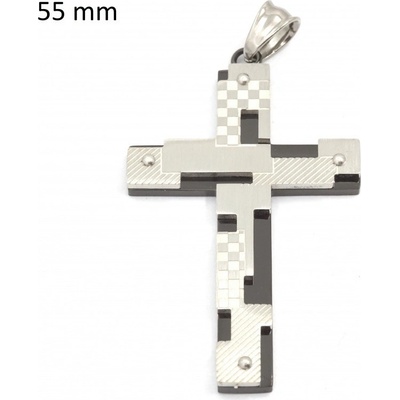 Exeed 242212 Prívesok z chirurgickej ocele kríž