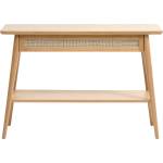 Unique Furniture Конзолна маса с дъбов плот в естествен цвят 40x110 cm Barrali - Unique Furniture (47280201)