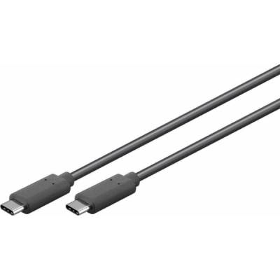 MicroConnect USB3.2CC0.5 USB3.2 C (M) - USB3.2 C (M) Gen2x2 0.5m černý