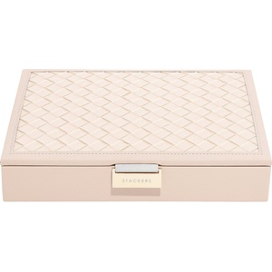 Stackers classic кутия за бижута, светлорозова с плетена капачка (76762)