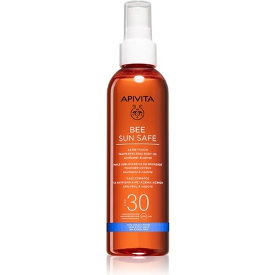 APIVITA Bee Sun Safe Satin Touch Oil SPF30 олио за загар SPF 30 200ml