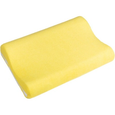 Bellatex polštář anatomický polyuretan Žlutý froté 45x30