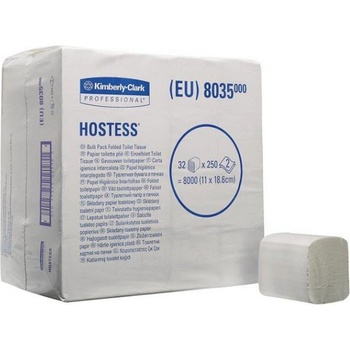 Kimberly-Clark Kimberly Clark Тоалетна хартия Hostess, на пачка, 250 къса, (5125260047)