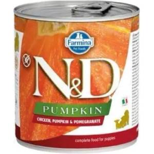 FARMINA КОНСЕРВА N&D DOG CHICKEN, PUMPKIN & POMEGRANATE PUPPY 285g (L4-85029)