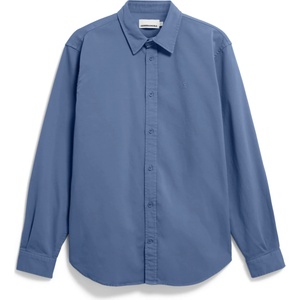 ARMEDANGELS Мъжка риза с копчета ARMEDANGELS Giaalo GMT Dye Shirt - Nightshadow (033-2958-0312)