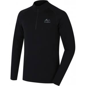 HUSKY Мъжка термо блуза с цип Merow Zip M, черна (hsk-HT0-0811)