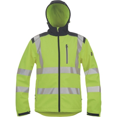 Cerva Knoxfield Hvps Softshellová bunda HI-VIS žlutá