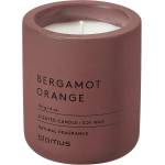 Blomus (Германия) Ароматна свещ BLOMUS FRAGA с аромат Bergamot Orange - Ø6.5 х 8 см - цвят кафяв (BLOMUS 69051)