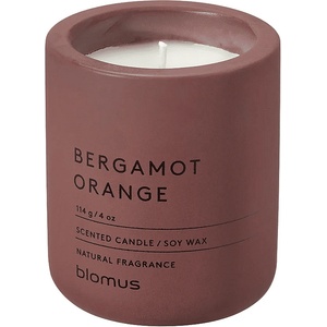Blomus (Германия) Ароматна свещ BLOMUS FRAGA с аромат Bergamot Orange - Ø6.5 х 8 см - цвят кафяв (BLOMUS 69051)