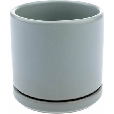 Casa de Engel Керамична саксия с подложка, сива, 0/24 Casa de Engel | Lilav | Home | UNI