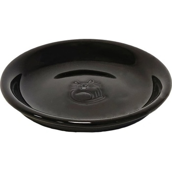 Image 1 of Nobby Съд за храна или вода купа, керамична, подходяща за котешко мляко, черна - Ø 14 x 2 см 100 мл NOBBY Германия 82493