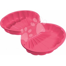 BIG Set pieskovisko mušľa dvojdielne Watershell Pinkružové a hygienický piesok pre najmenších 15 kg