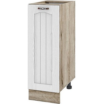 ИРИМ Долен кухненски шкаф Сити АРФ-Бяло фладер-04-20 десен 30 см