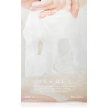 NEEDLY Peony Jelly Mask озаряваща платнена маска с хидратиращ ефект 33ml