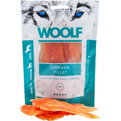 Woolf Chicken Fillet - maškrty pre psov 100 g