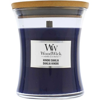 WoodWick Hinoki Dahlia ароматна свещ с дървен фитил 275 гр
