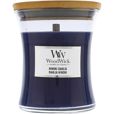 WoodWick Hinoki Dahlia ароматна свещ с дървен фитил 275 гр