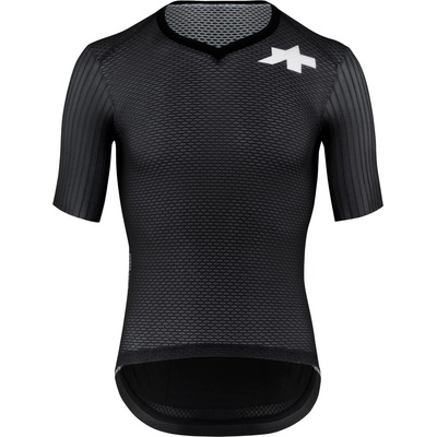 ASSOS Мъжка фланелка с къс ръкав за колоездене ASSOS Equipe RSR Jersey S11 Cycling jersey - Black Series - размер M (056-3628-0113)