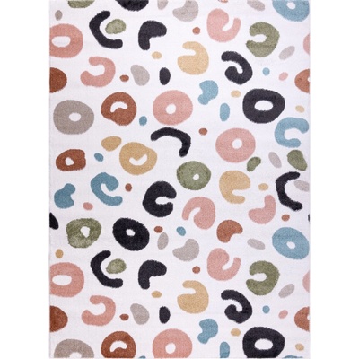 Dywany Łuszczów Fun Spots cream Viacfarebná