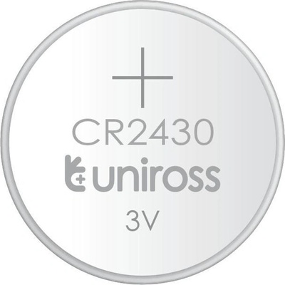 Uniross Батерии литиеви Uniross 8297, CR2430, 3V, 280mAh, 5бр (8297)