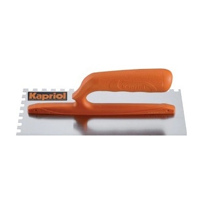 Hladítko ocelové zubové rukojeť nylon 280 x 120 / E 12 mm KAPRIOL
