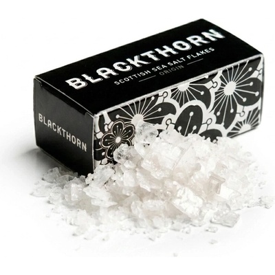 Škótska prémiová morská soľ Blackthorn Salt Flakes biela vločky 120g