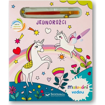 Malování vodou Jednorožci
