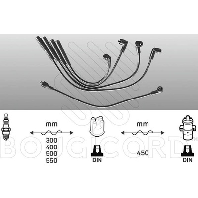 Zapalovací kabely ŠKODA FAVORIT 1.3 135L 43kW – Hledejceny.cz