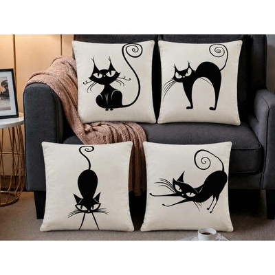 Xpose polštář VESELKA 43 x 43 cm 4ks Bavlna – Sleviste.cz