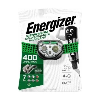 ORNO GROUP Energizer Vision Ultra LED акумулаторен челник, 400 лумена, 80 м, 7 режима