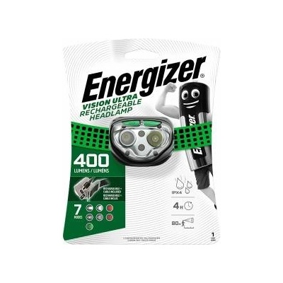 ORNO GROUP Energizer Vision Ultra LED акумулаторен челник, 400 лумена, 80 м, 7 режима