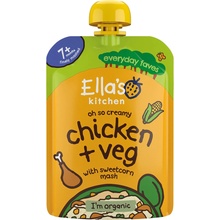 Ella's Kitchen BIO Kuřátko s kukuřičnou kaší 130 g