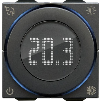 Vimar 09470. cm Термостат с циферблат 100-240v 2m Карбон мат neve up (09470.cm)