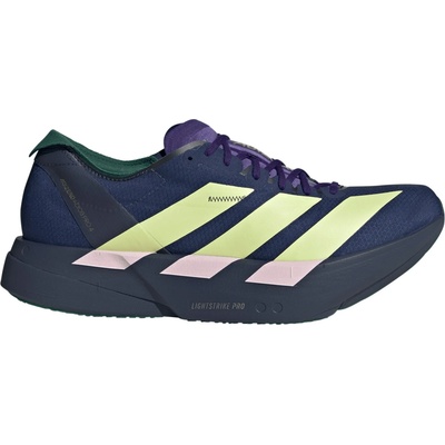 Adidas Мъжки маратонки adidas Adizero Adios Pro 4 Running shoes - Dark Blue / Yellow Tint / Clear Pink - размер 10 (UK) (023-2458-0520)