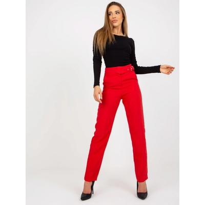 Xsapienza elegantní kalhoty -br-sp-113.59-red