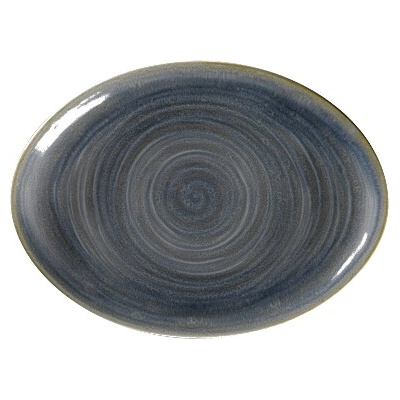 RAK Porcelain Spot tanier oválny 26 x 19 cm, sivomodrý SJDNNOP26-12