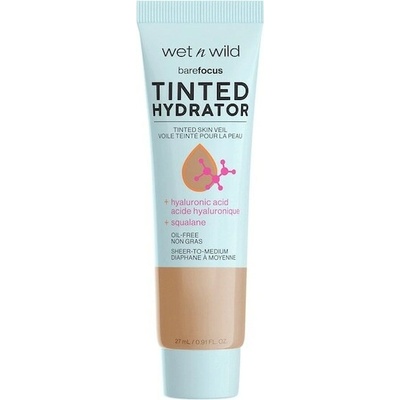 Wet n Wild Bare Focus Tinted Hydrator rozjasňující a hydratační make-up Medium Tan 27 ml