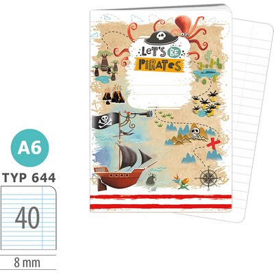 ARGUS Zošit A6 TYP 644 Let s be Pirates