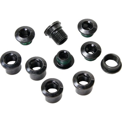 SRAM sada šroubů CHAINRING BOLT KIT 5X2 M8.5X7 / M8.5X5 černá