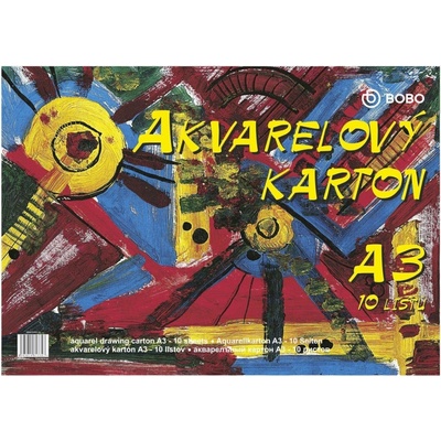 Bobo Watercolour Cardboard A3 250 g Skicár