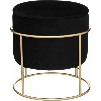 Atmosphera Pouffe Eliane černá